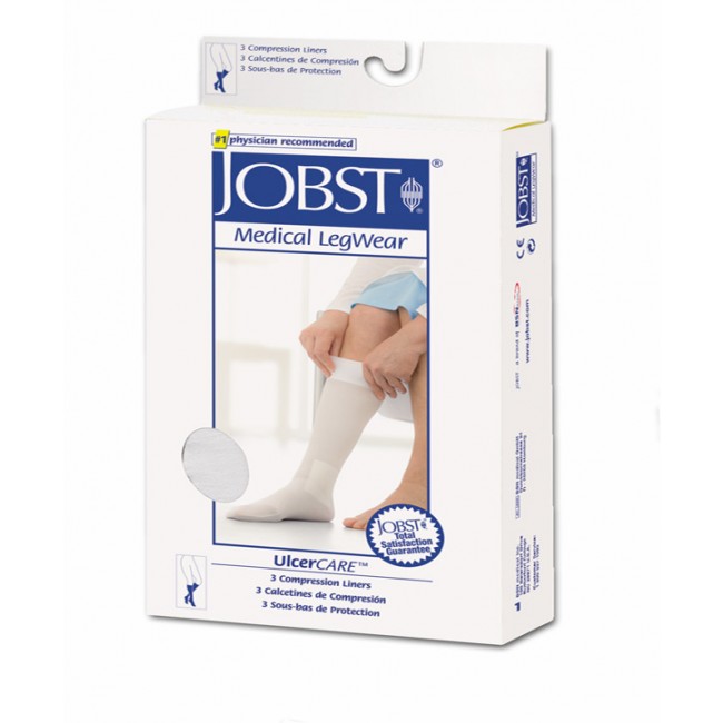 JOBST Ulcercare Stocking Right Zipper and Liners 40 mmHg