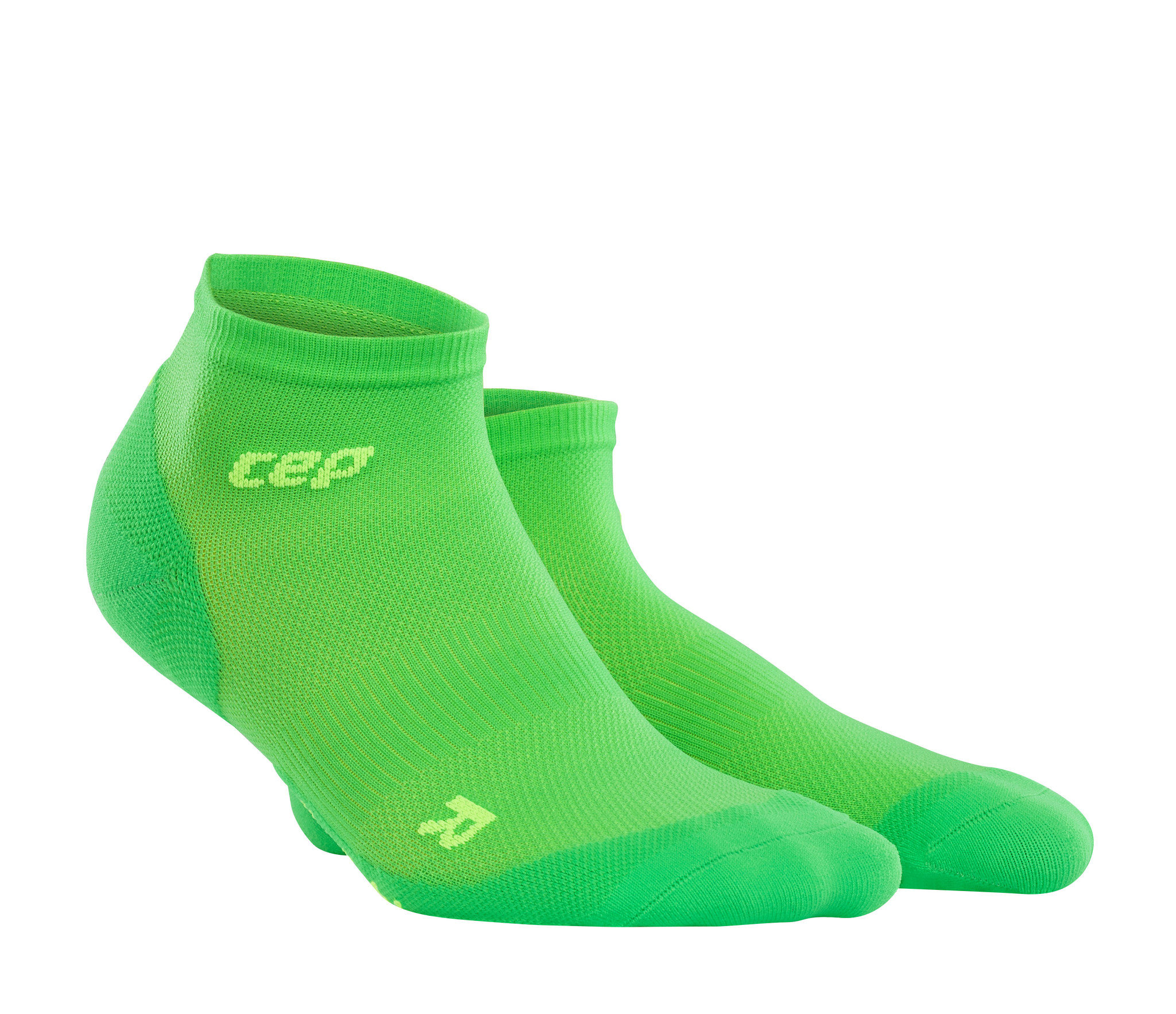 CEP Ultralight low-cut socks, red/green - WOMEN - CAVEMAN STORE